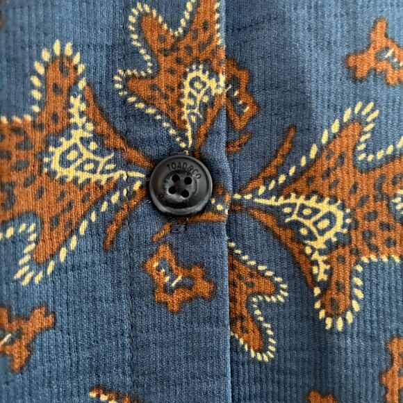 NWOT Toad & Co Skirt Manzana Pull-on Midi Women S Button 100% Organic Cotton 90s - Picture 8 of 16